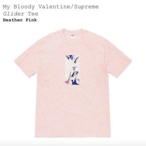 SupremexMy Bloody Valentine Glider Tee - Pink